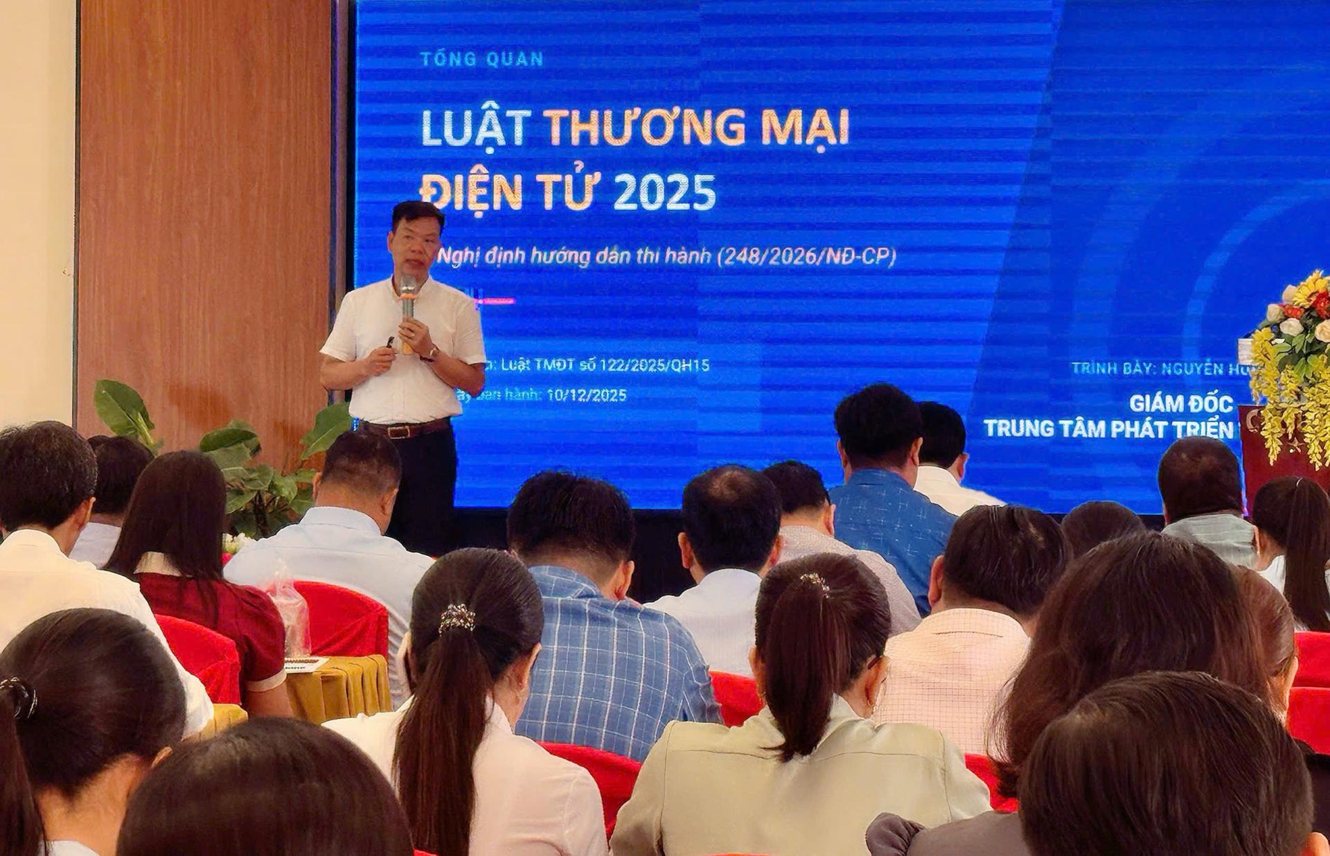 Vĩnh Long tăng tốc triển khai Luật TMĐT 2025