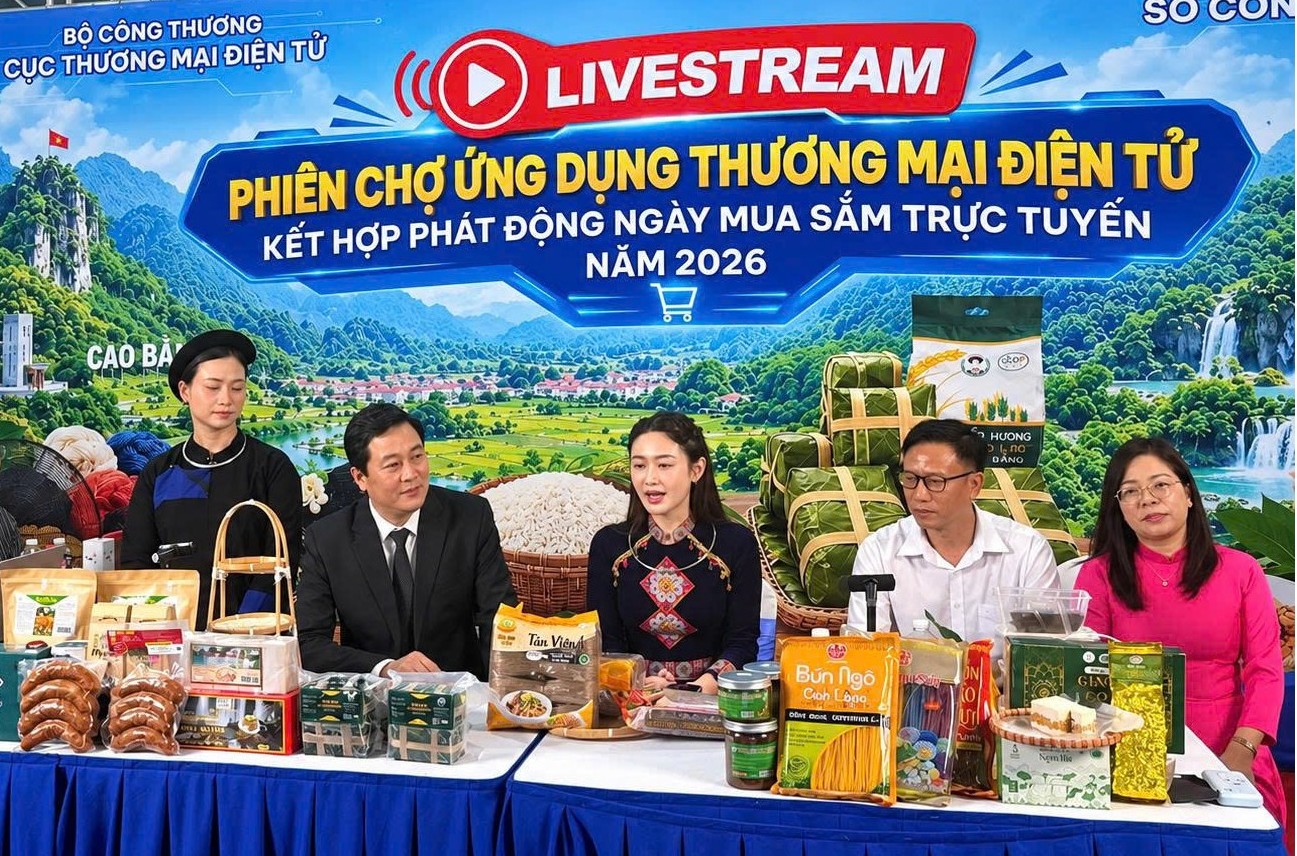 Lãnh đạo Sở Công Thương tỉnh Cao Bằng chung tay thúc đẩy tăng trưởng kinh tế địa phương thông qua thương mại điện tử