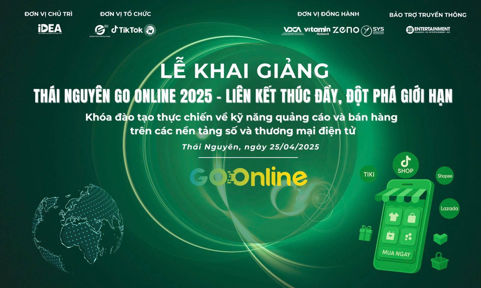 Khóa đào tạo thực chiến "Thái Nguyên Go Online 2025"