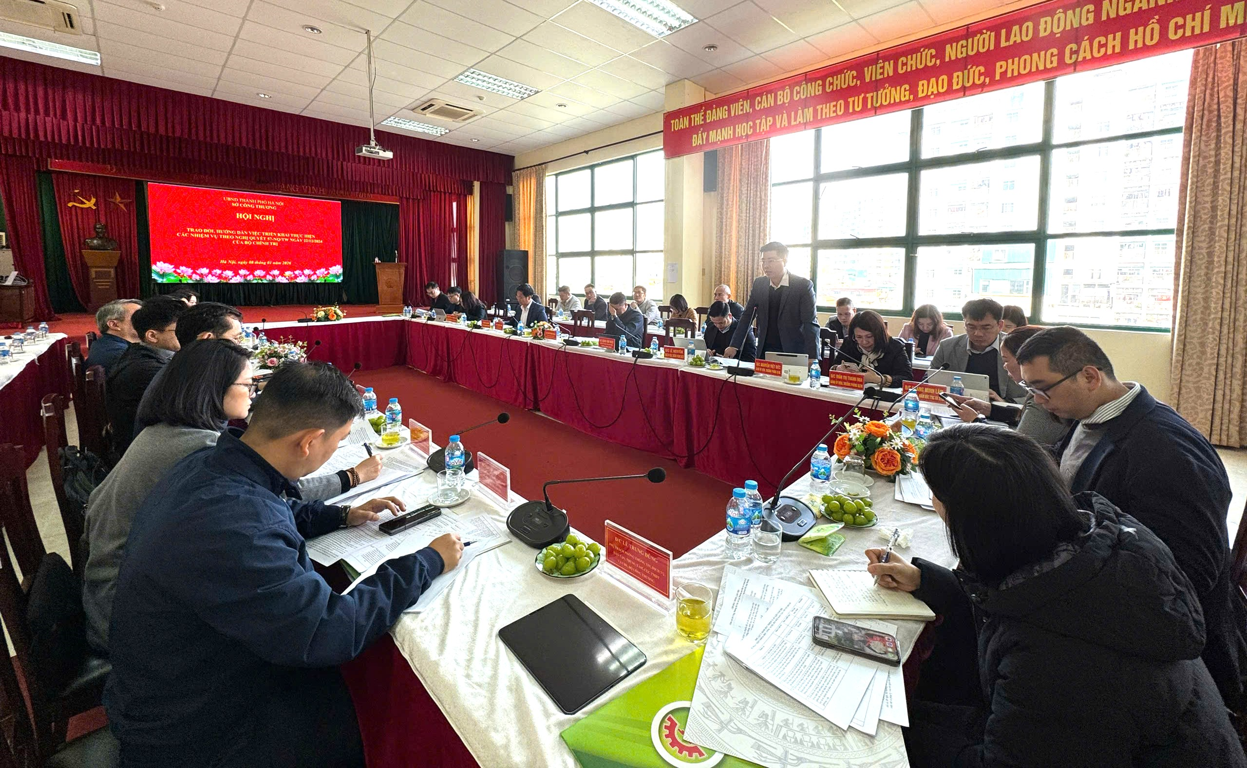 Bộ Công Thương làm việc với Sở Công Thương TP. Hà Nội về đẩy mạnh triển khai các nhiệm vụ của Nghị quyết 57-NQ/TW